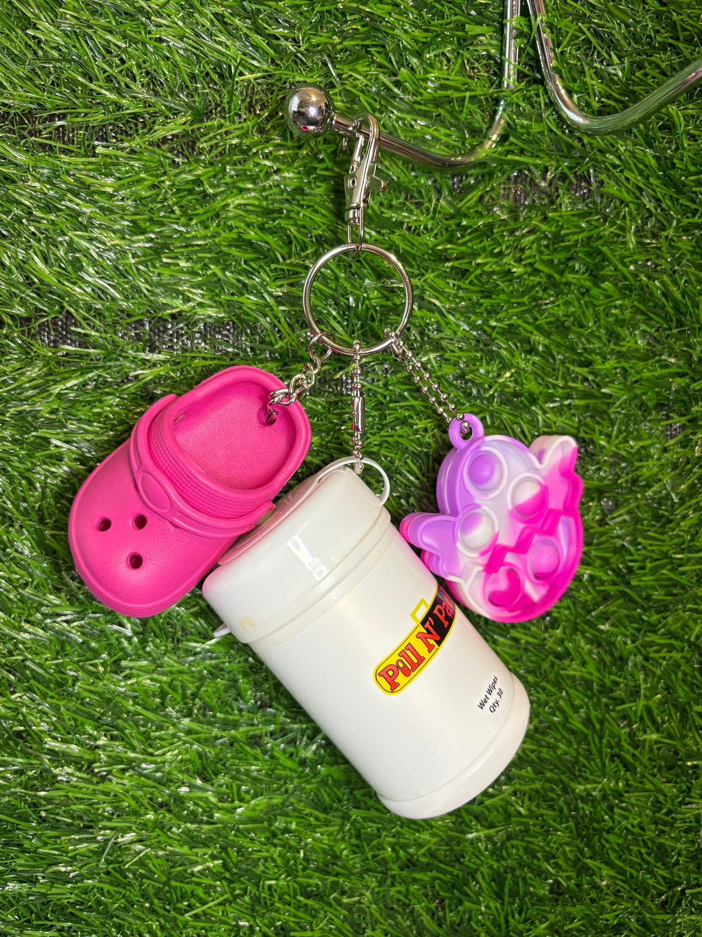 Easter Edition Croc Keychain w/ Wipes
