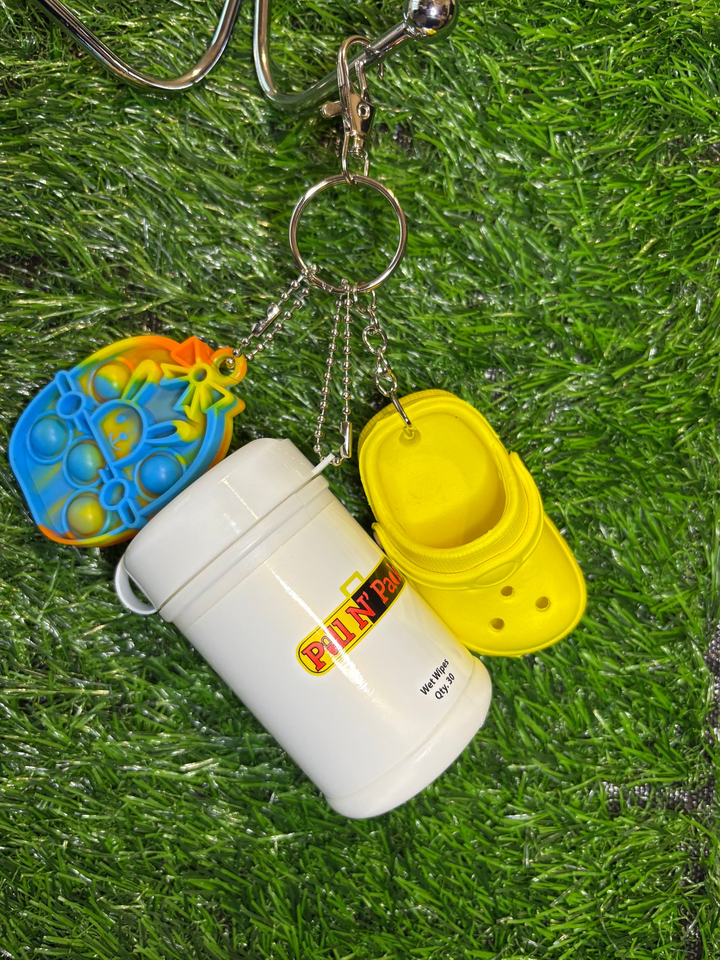 Easter Edition Croc Keychain w/ Wipes