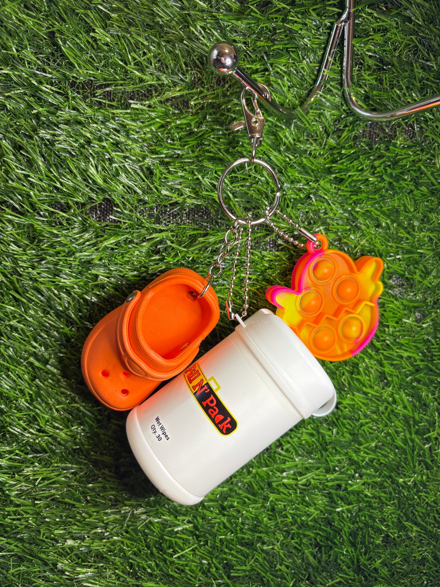 Easter Edition Croc Keychain w/ Wipes