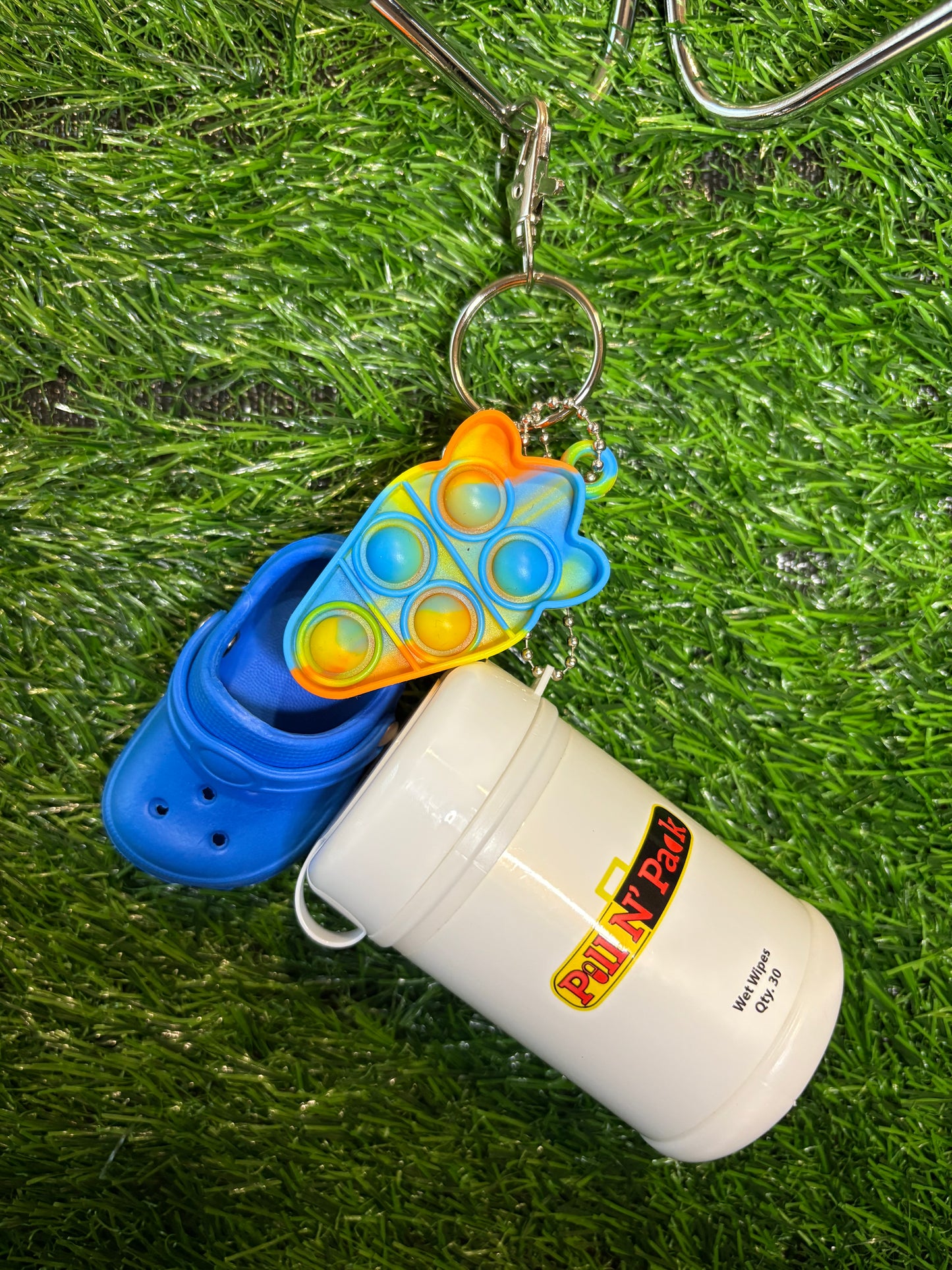 Easter Edition Croc Keychain w/ Wipes