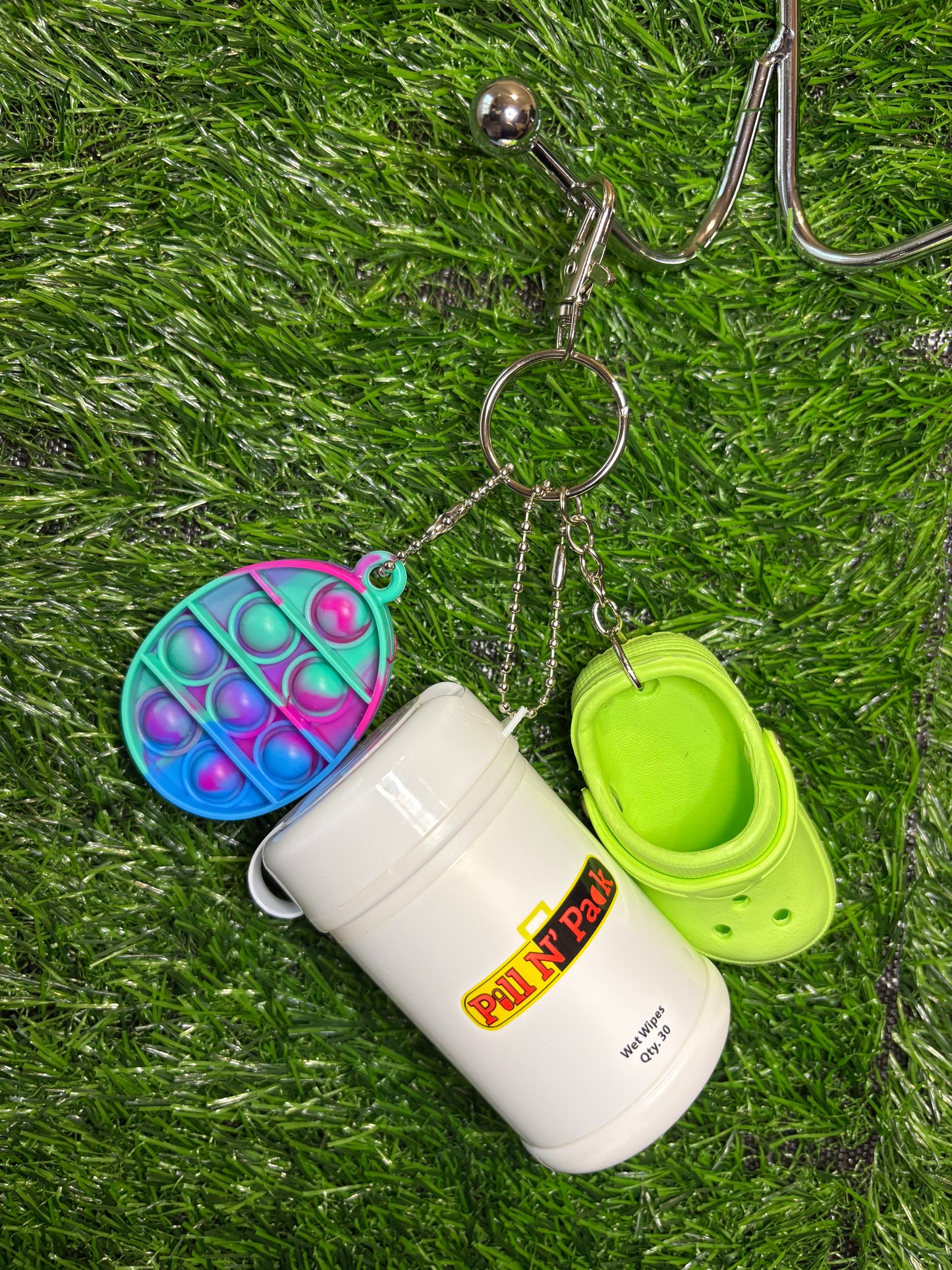 Easter Edition Croc Keychain w/ Wipes