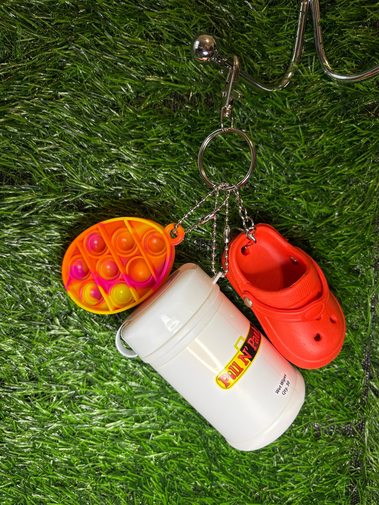 Easter Edition Croc Keychain w/ Wipes