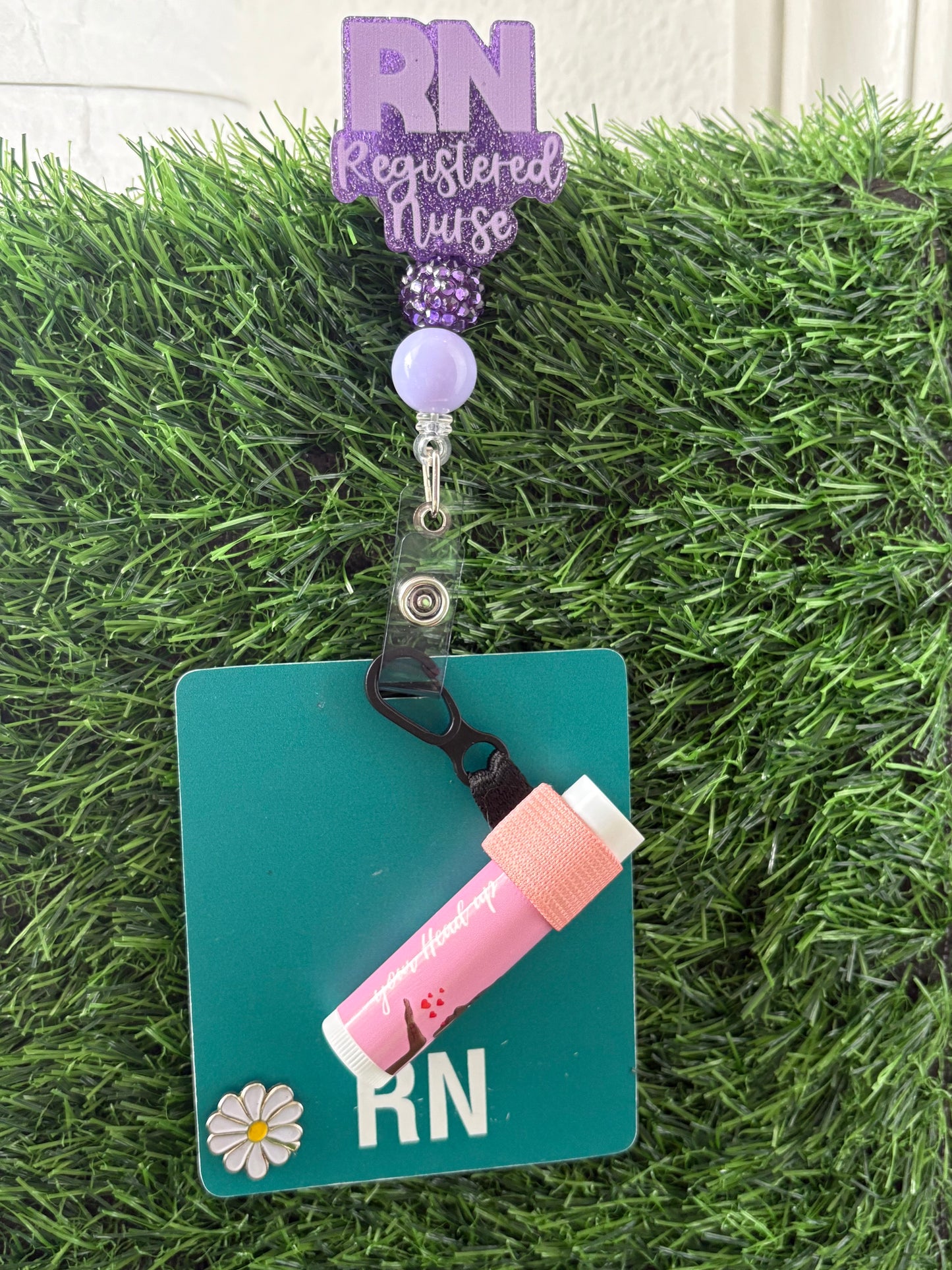 Chapstick Badge Reel OR Chapstick Keychain