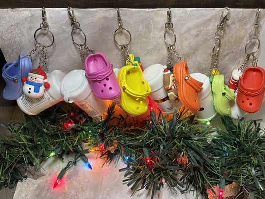 Croc Keychain w/ FREE Holiday Charm