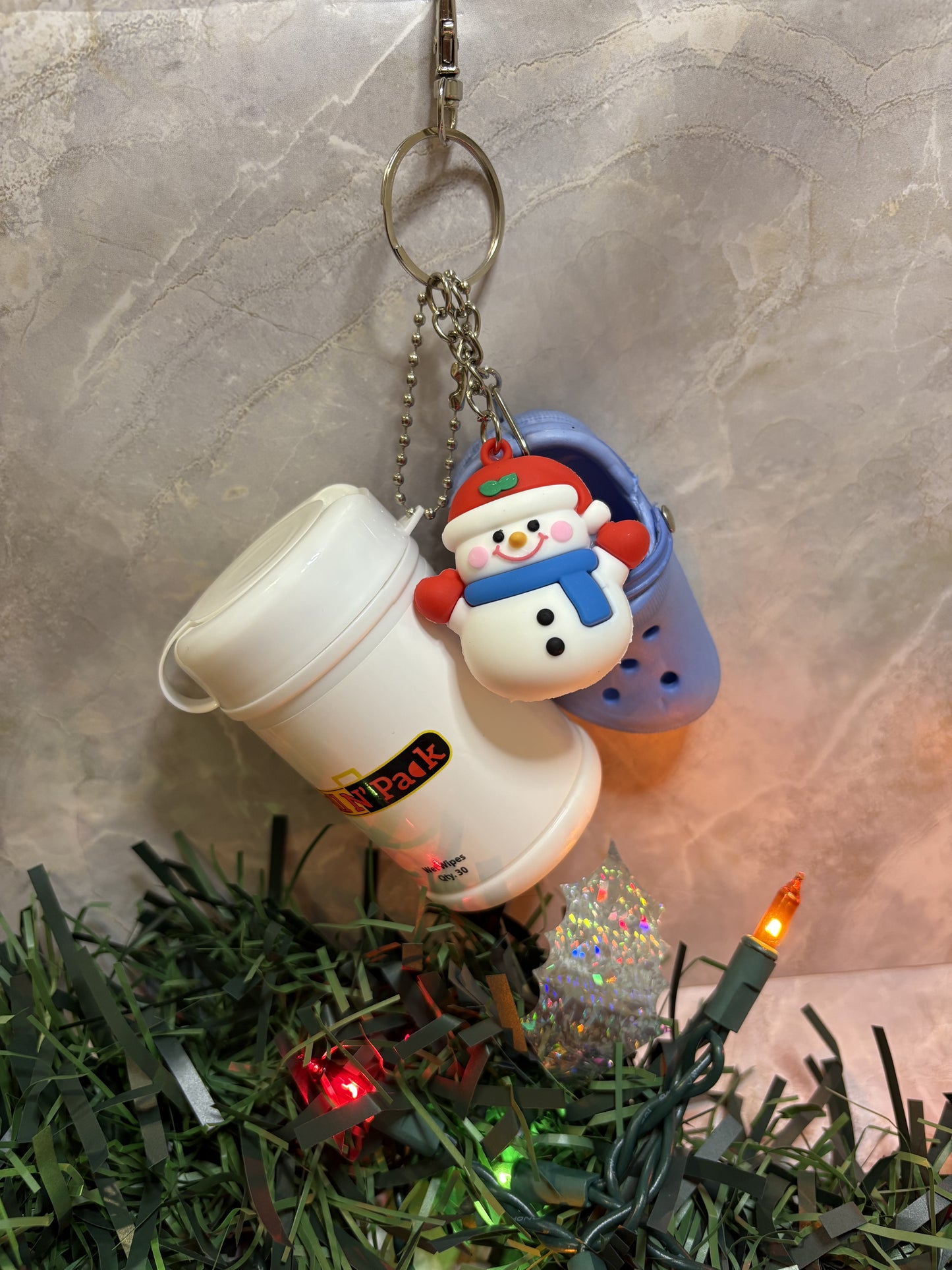 Croc Keychain w/ FREE Holiday Charm